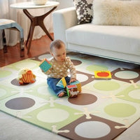 Playspot Foam Floor Tiles - Green/Brown-The Stork Nest